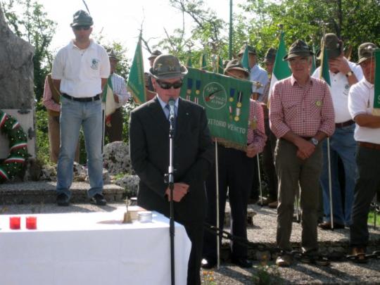 Discorsi ufficiali-Il Pres. Sezionale Giovanni Gasparet-Arch. G. Francescutti