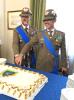 Taglio della torta con i due gen. Fontana e Colussi
