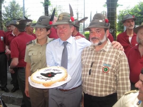 La torta per il compleanno del C.Gruppo - (Foto Arch. Francescutti G.)