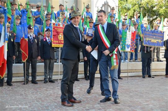 Il Pres Sez e il Sindaco di PN-Foto di Lorenzo Mazzero