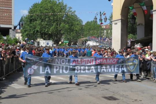 Striscione di Maniago-Foto di G.Francescutti