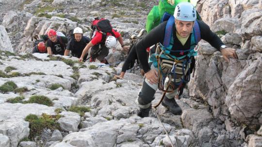 2011 - Escursione Sez. al Monte Zermula-La ferrata- (Arch. Battiston Renato)