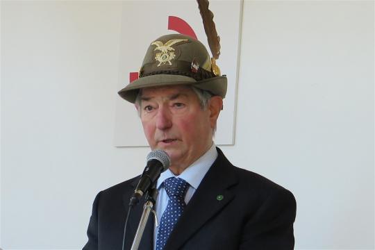 Il Pres. Giovanni Gasparet-Archivio G.Francescutti