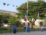 L'alzabandiera-Foto di G.Francescutti