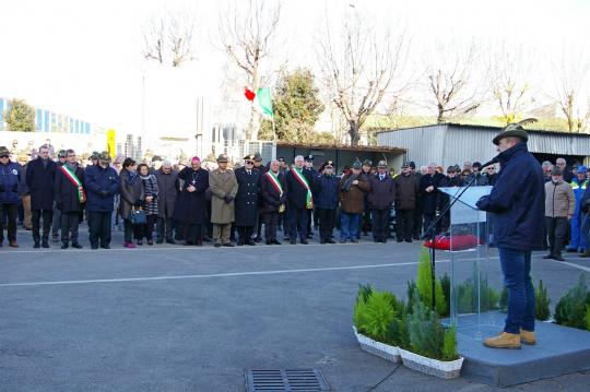 Il Pres. Sez. Ilario Merlin-Foto di G.Mariutti.