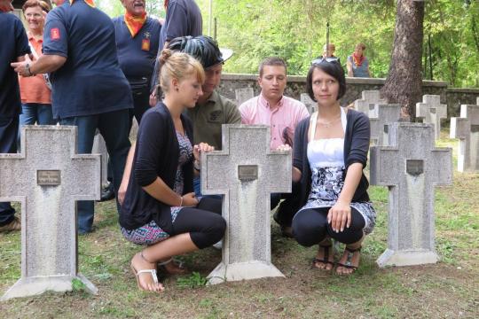 I parenti del soldato prussiano-Foto Francescutti