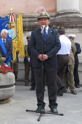 Il Pres. Sez. Giovanni Gasparet-Foto di G.Francescutti
