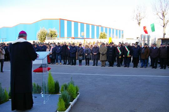 Il Vescovo Mons. G.Pellegrini-Foto di G.Mariutti.