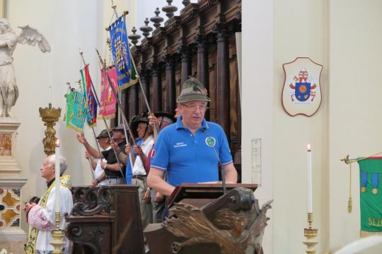 Lettura della Preghiera dell'Alpino-Foto di G.Francescutti