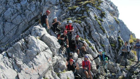 2011 - Escursione Sez. al Monte Zermula-La ferrata- (Arch. Battiston Renato)