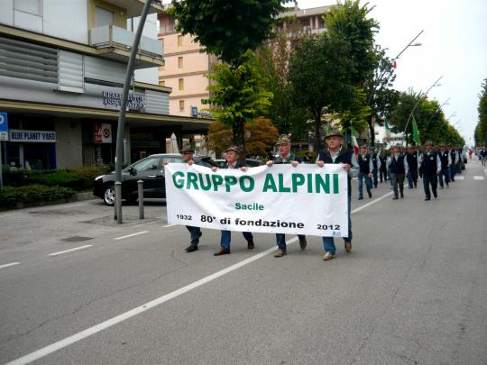 Lo striscione di Sacile-Arch. S. Vuerich