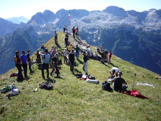 Sosta in cima alla Plagnotta-Arch. Lucacci Giovanni