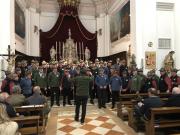 I tre Cori per le cante finali-Foto di G. Francescutti