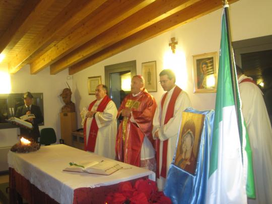 S.Messa di Natale con il Vescovo Giuseppe Pellegrini (Arch. Francescutti Giov.)