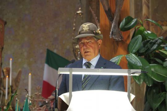 Orazione del Pres. Gasparet-Foto di G.Francescutti