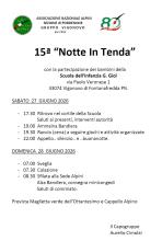 VIGONOVO - 15^ “Notte In Tenda”