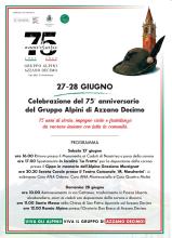 75° ANNIVERSARIO GRUPPO DI AZZANO DECIMO