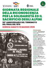 GORIZIA-GIORNATA REGIONALE DELLA RICONOSCENZA PER LA SOLIDARIETA' E IL SACRIFICIO DEGLI ALPINI