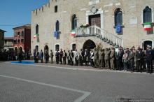 Il Presidente Nazionale Corrado Perona durante il suo appassionato intervento