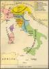 Carta geografica dell'Italia nel 1848